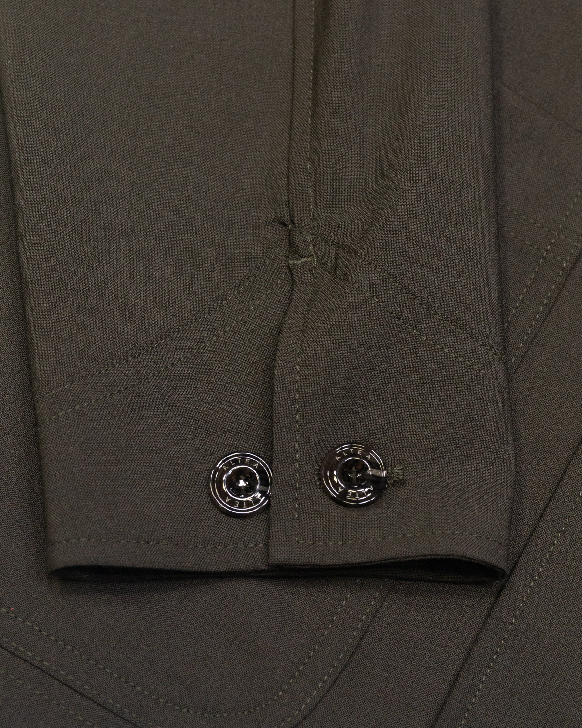 Chore jacket Constantin in lana tecnica, sfoderata, verde - Army - Image 4