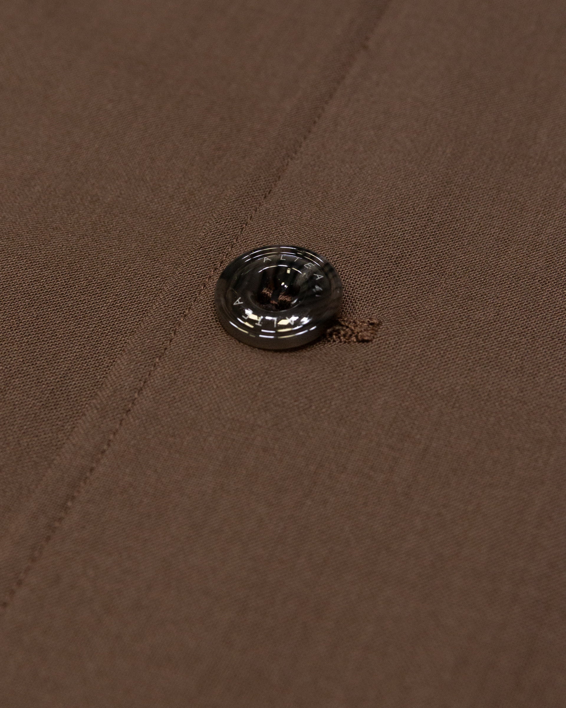 Chore jacket Constantin in lana tecnica, sfoderata - Marrone - Image 3